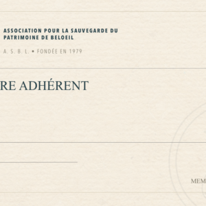 Adhésion à l'association